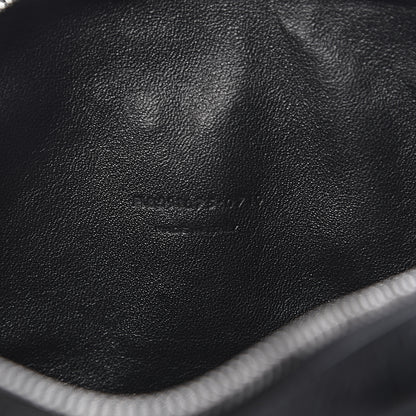 Saint Laurent Calfskin Crocodile Embossed Mini Lou Camera Bag Black 7 of 11