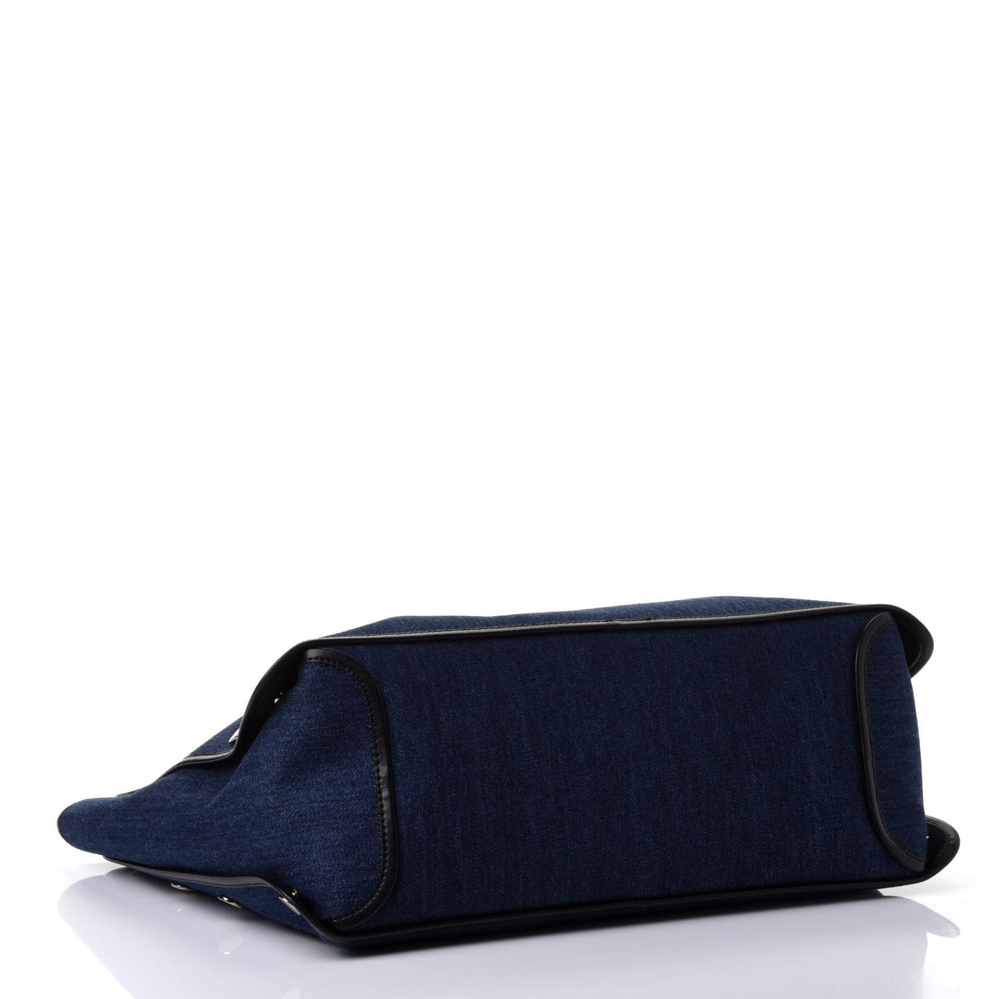 Denim Medium Logo Bond Shopper Tote Blue
