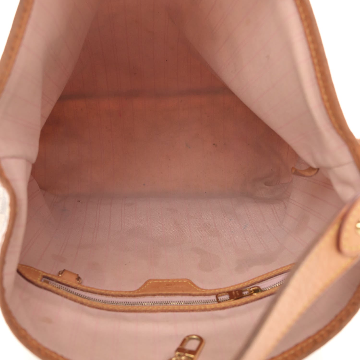 Louis Vuitton Damier Azur Delightful PM Rose Ballerine 5 of 14