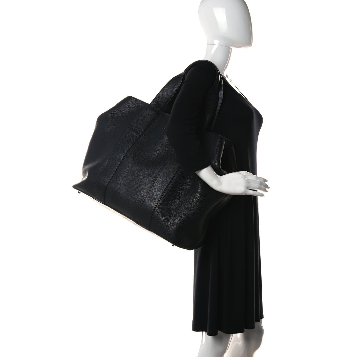 HOMME Grained Calfskin Tote Black