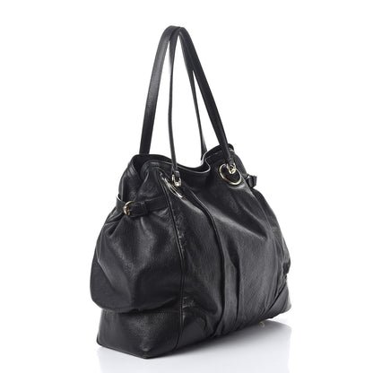 Gucci Guccissima Large Full Moon Tote Black 3 of 10
