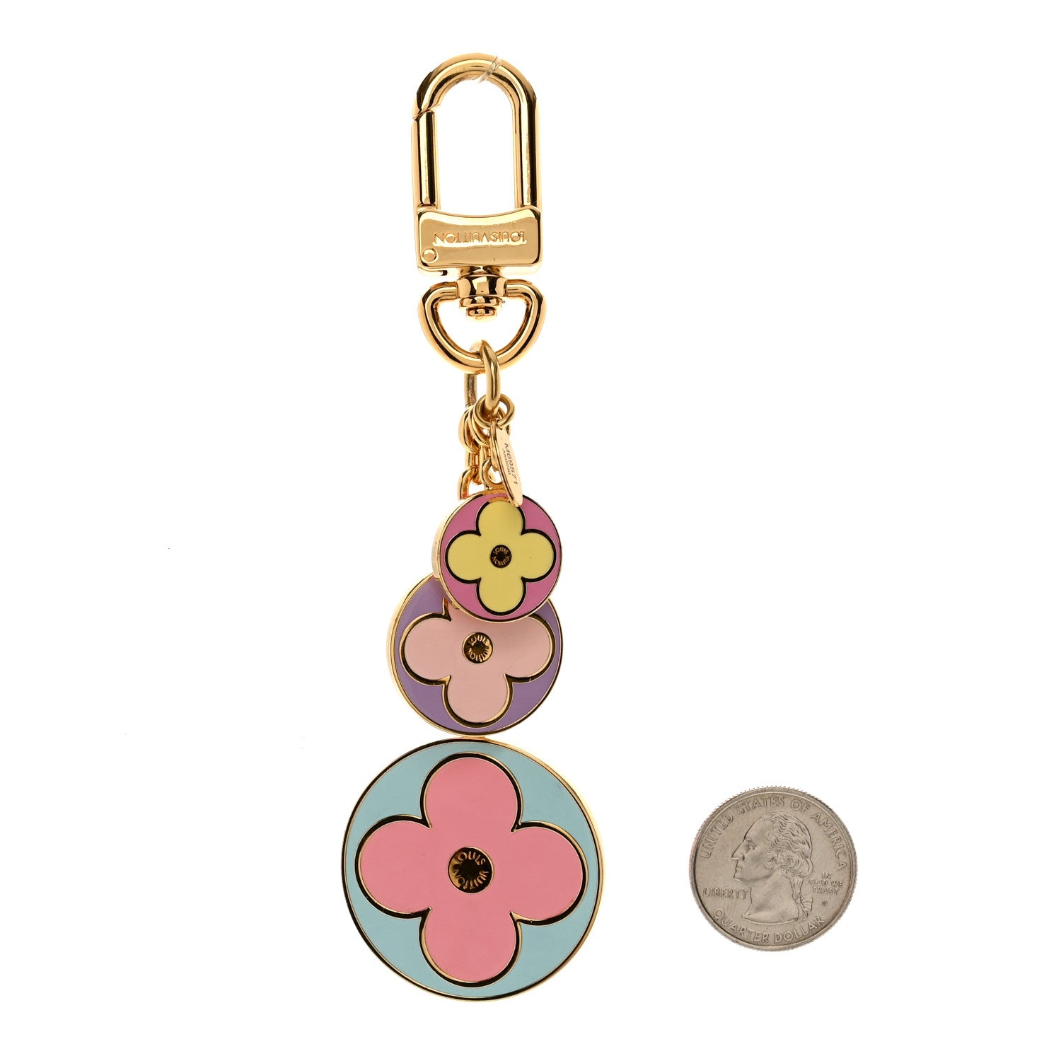 Louis Vuitton Spring Bag Charm Key Holder Pastels 2 of 4