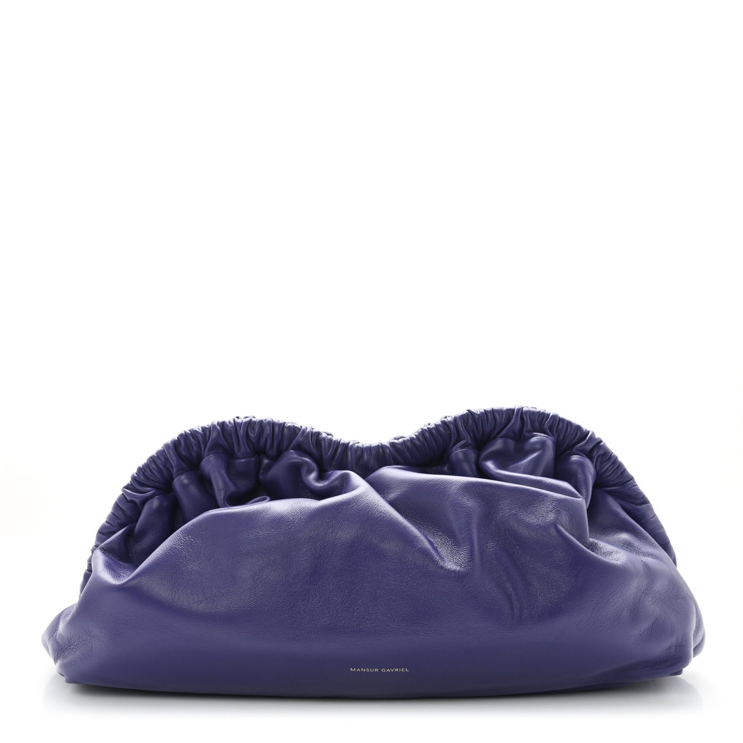Lambskin Cloud Clutch Viola