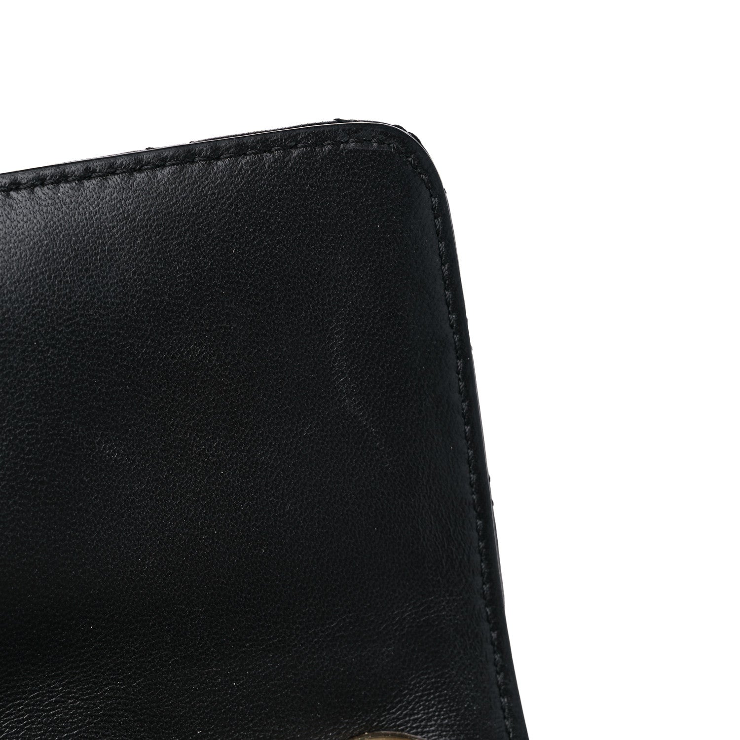 Dolce & Gabbana Lambskin Watersnake Embellished Lucia Shoulder Bag Black 10 of 11