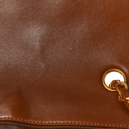 Chanel Lambskin Quilted Medium Single Flap Brown 8 of 11