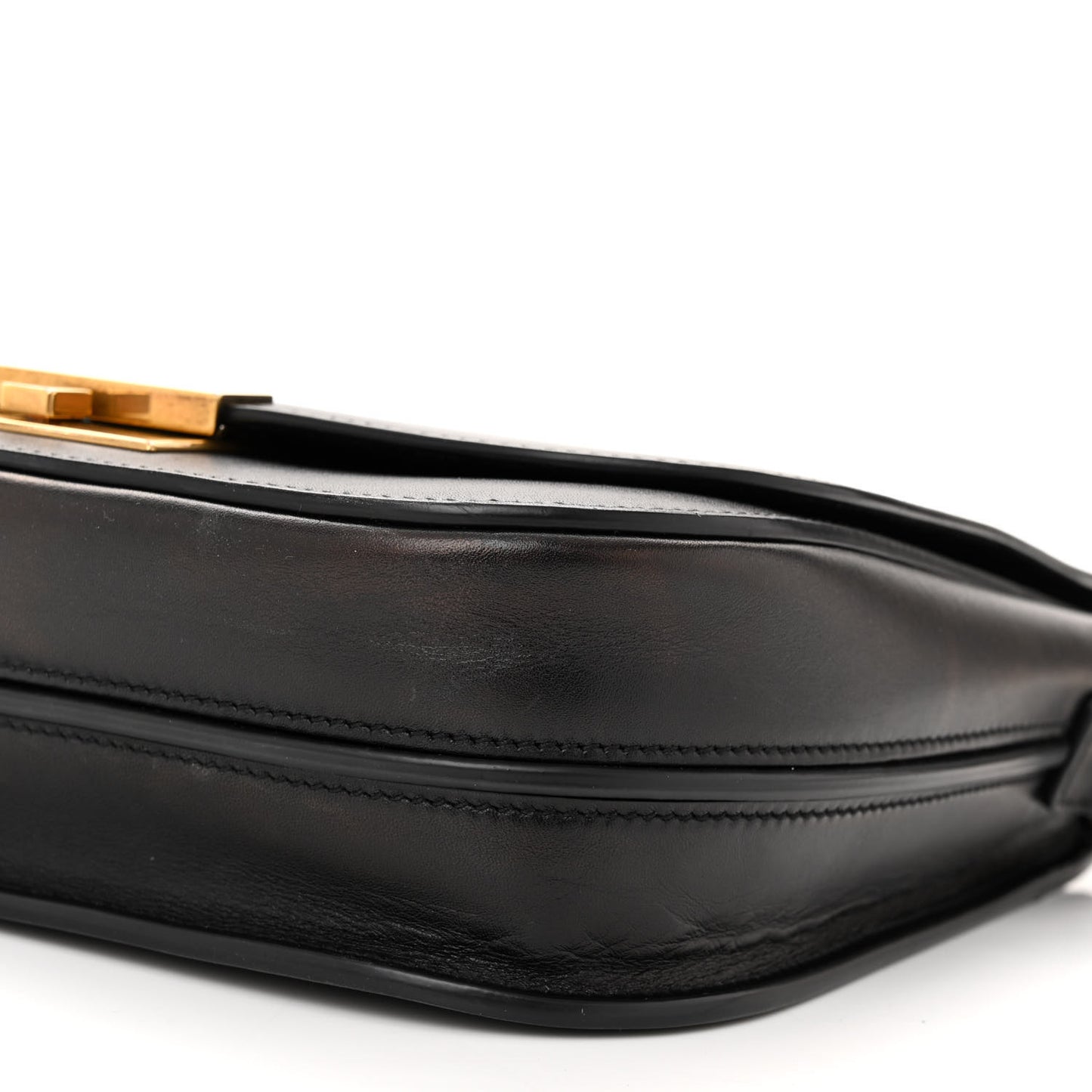 Calfskin Betty Messenger Black