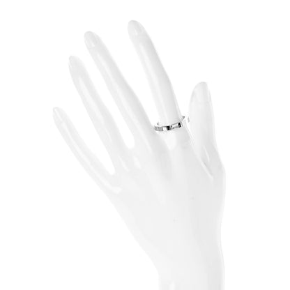 Cartier 18K White Gold Lanieres Ring 56 7.5 2 of 4