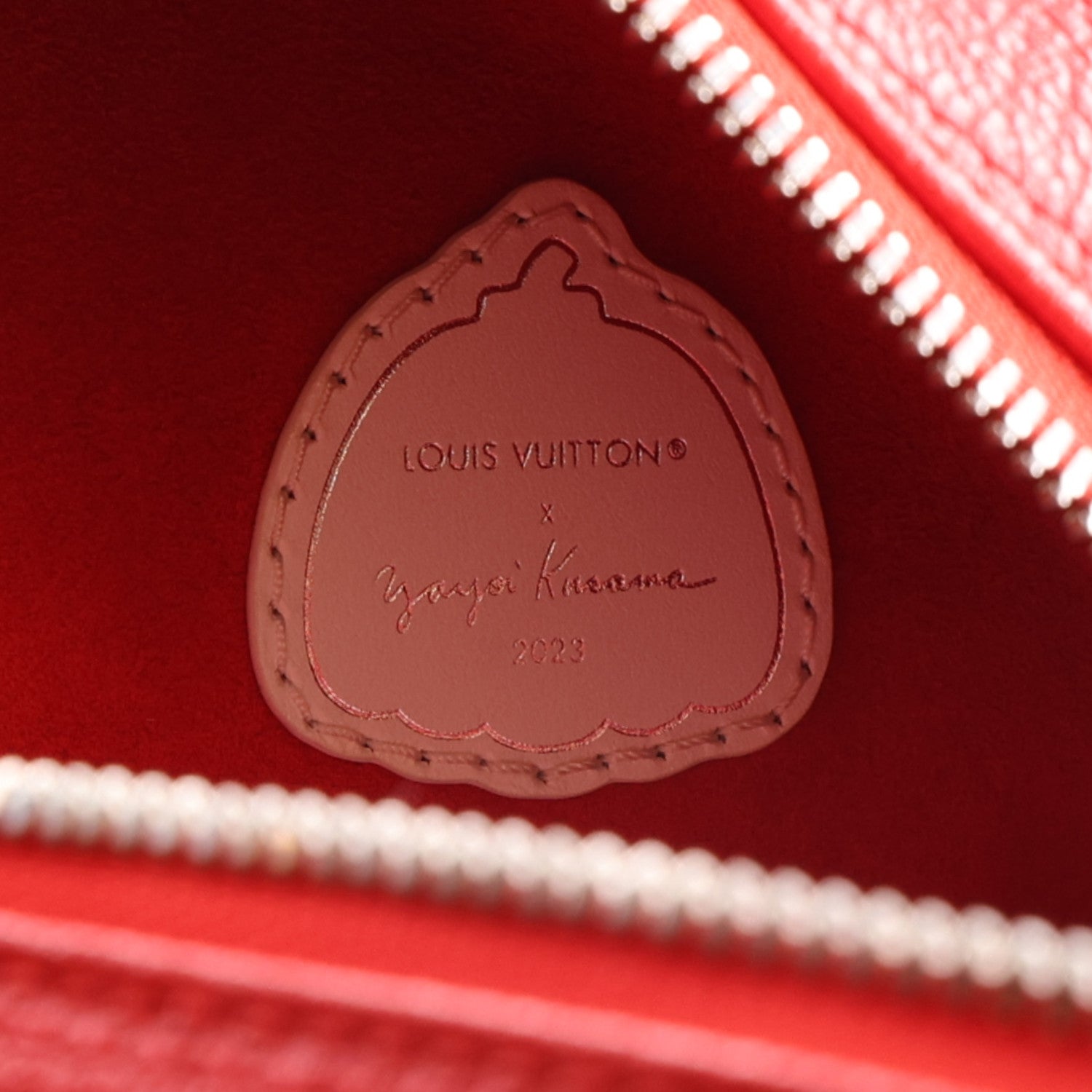 Louis Vuitton LV X YK Empreinte Square Bag Red White 6 of 10
