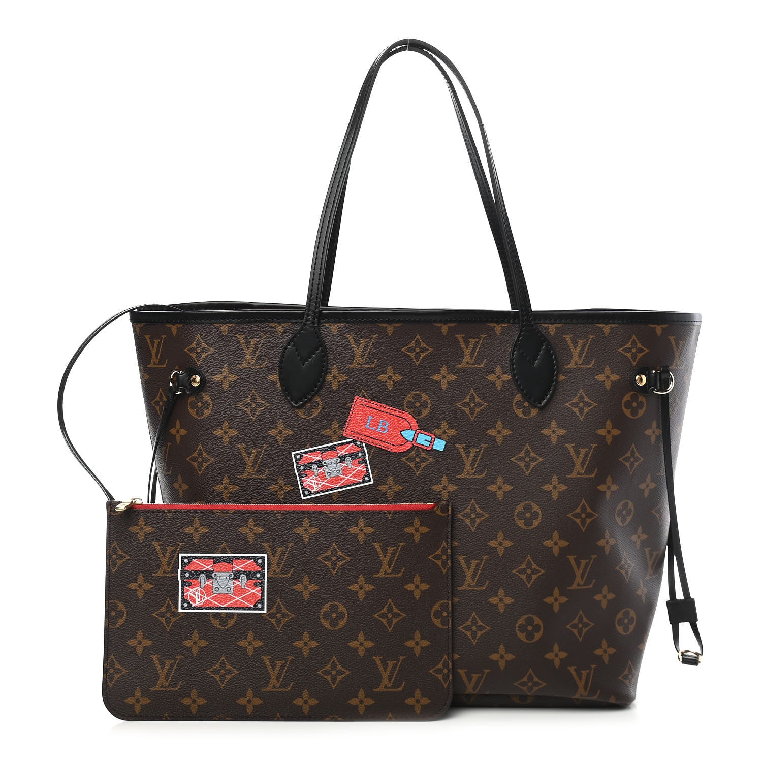 Louis Vuitton Monogram My LV World Tour Neverfull MM 1 of 7
