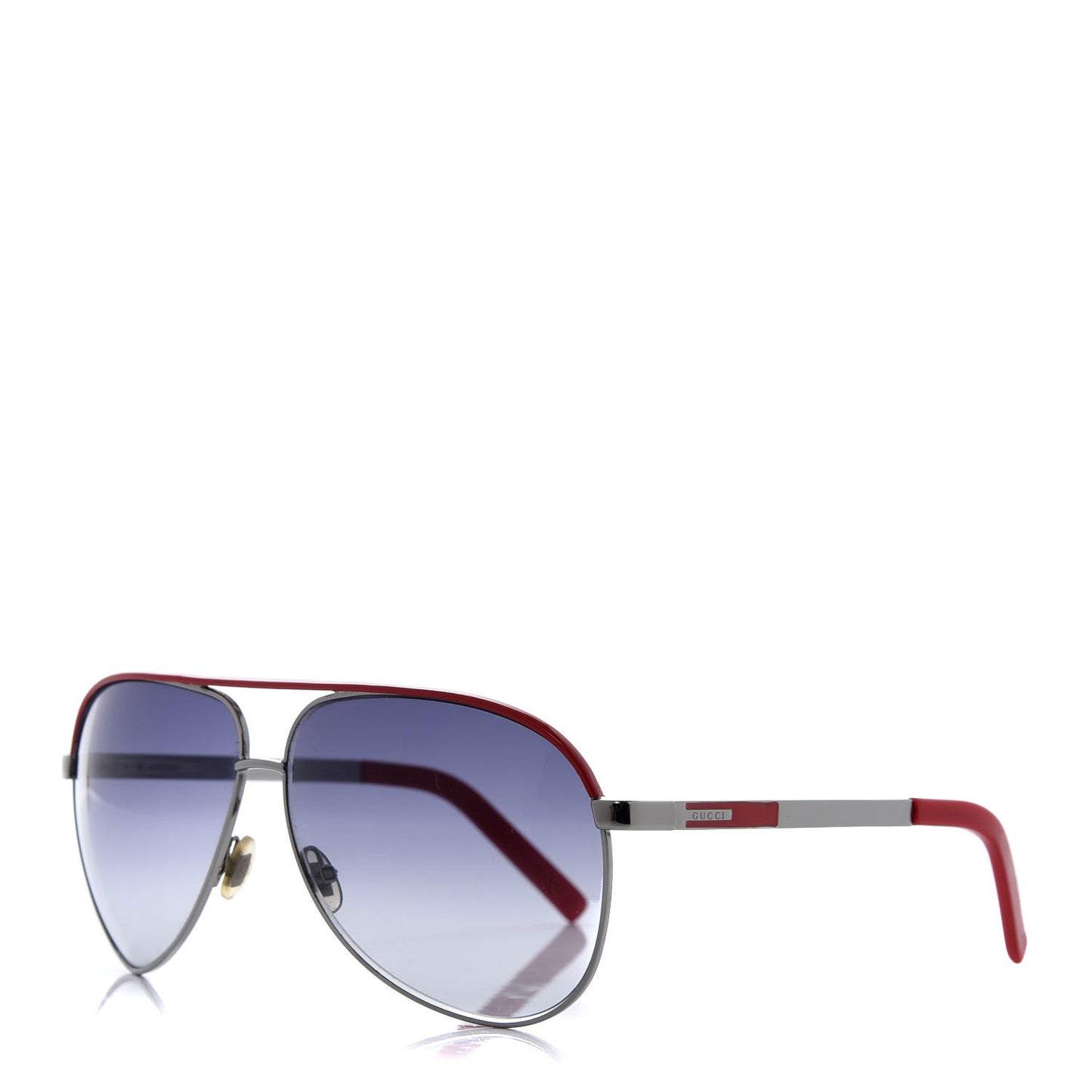 Aviator Sunglasses GG 1827/S Red Silver