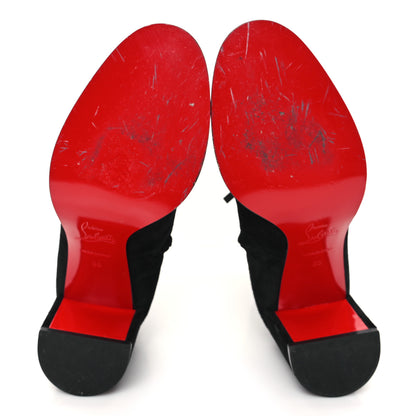 Christian Louboutin Suede Stretchadoxa Ankle Bootie 35 Black 6 of 8