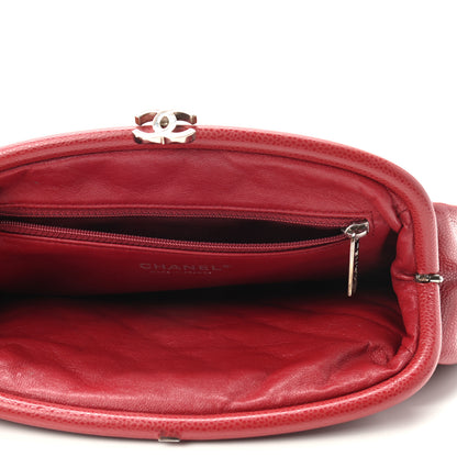 Chanel Caviar Quilted Timeless Clutch Red 5 of 7