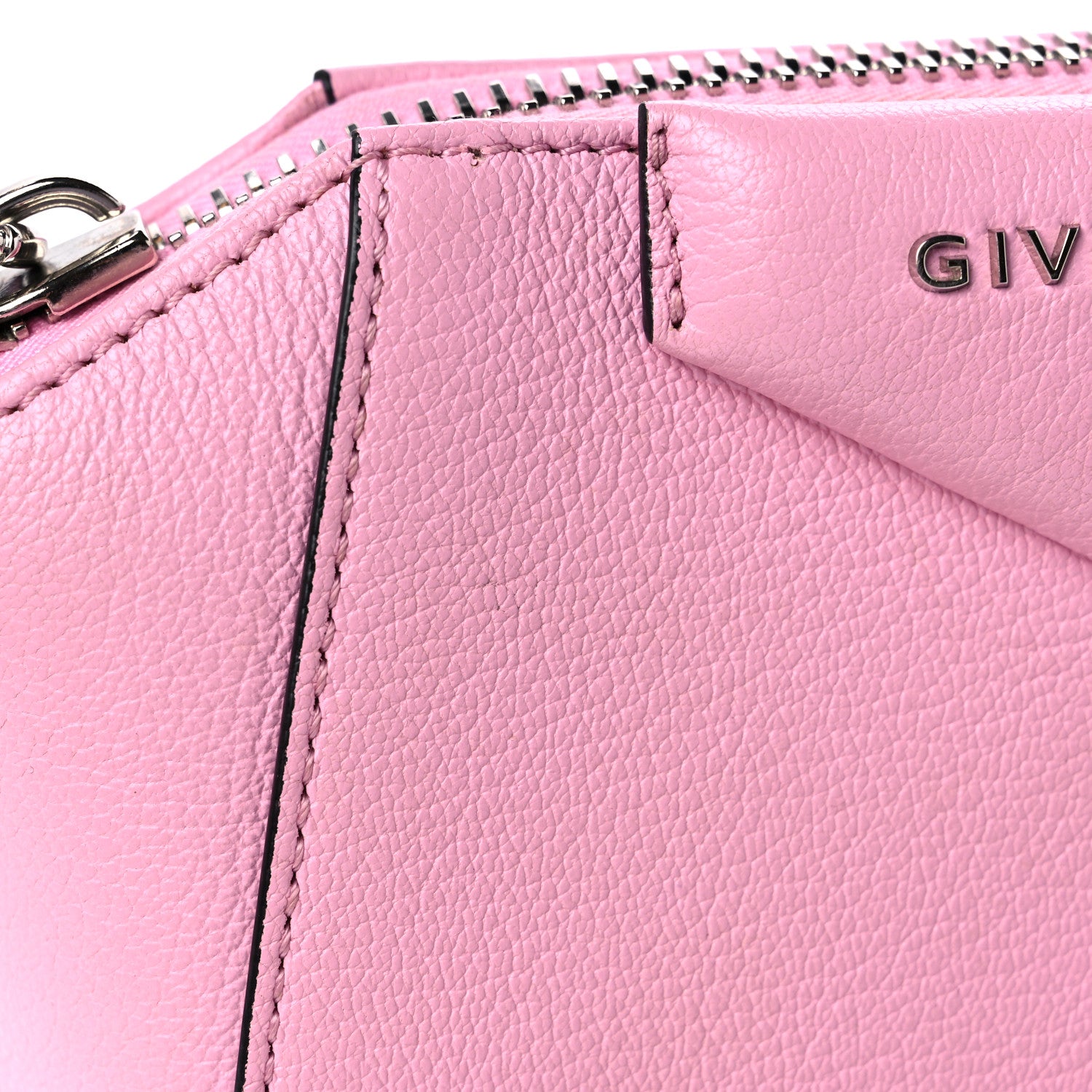 Givenchy Sugar Goatskin Nano Antigona Bright Pink 10 of 10