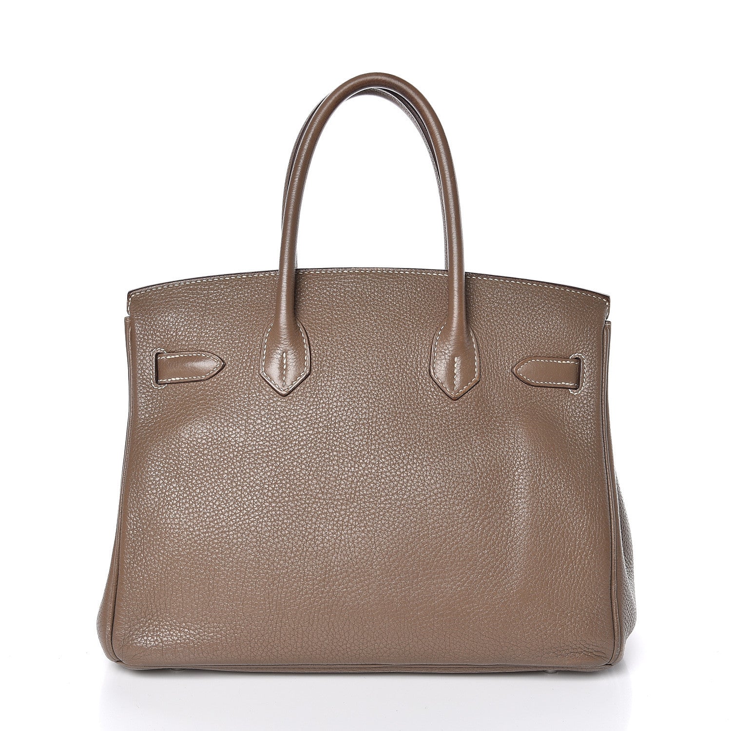 Hermes Taurillon Clemence Birkin 30 Etoupe 4 of 31