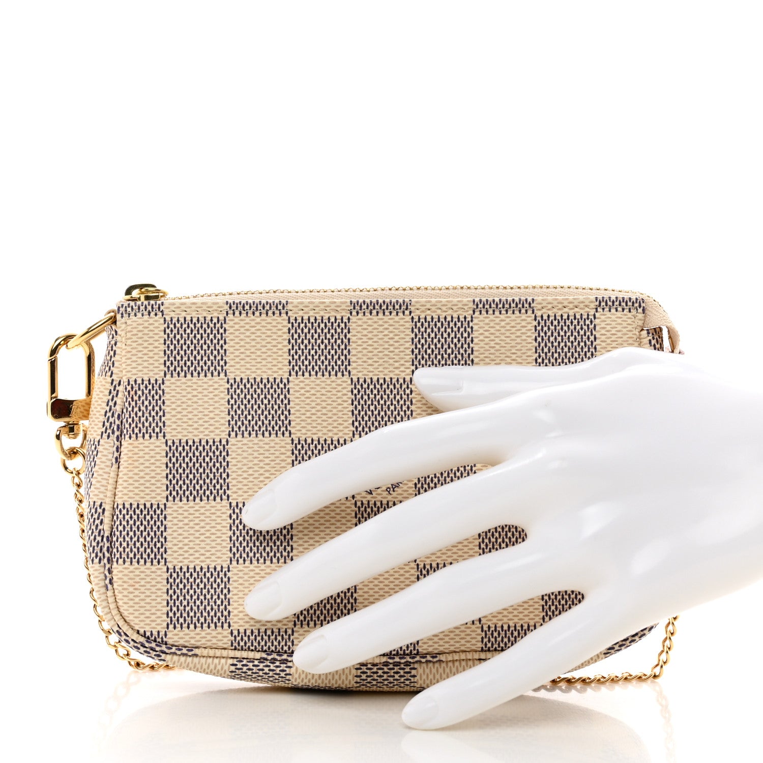 Louis Vuitton Damier Azur Mini Pochette Accessories 2 of 7