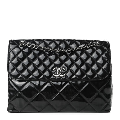 Chanel Vinyl Quilted In the Business Flap Bag Black 1 of 10