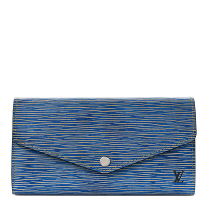 Louis Vuitton Epi Sarah Wallet NM Denim Light 1 of 7