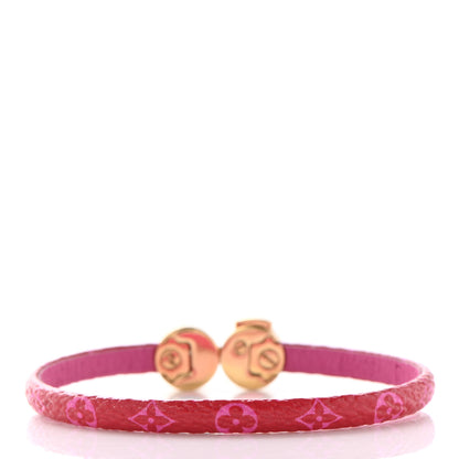 Louis Vuitton Monogram Mini Historic Bracelet 17 Fuchsia 3 of 9