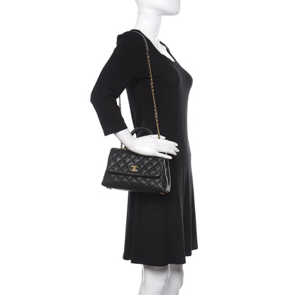 Chanel Caviar Quilted Mini Coco Handle Flap Black 2 of 11