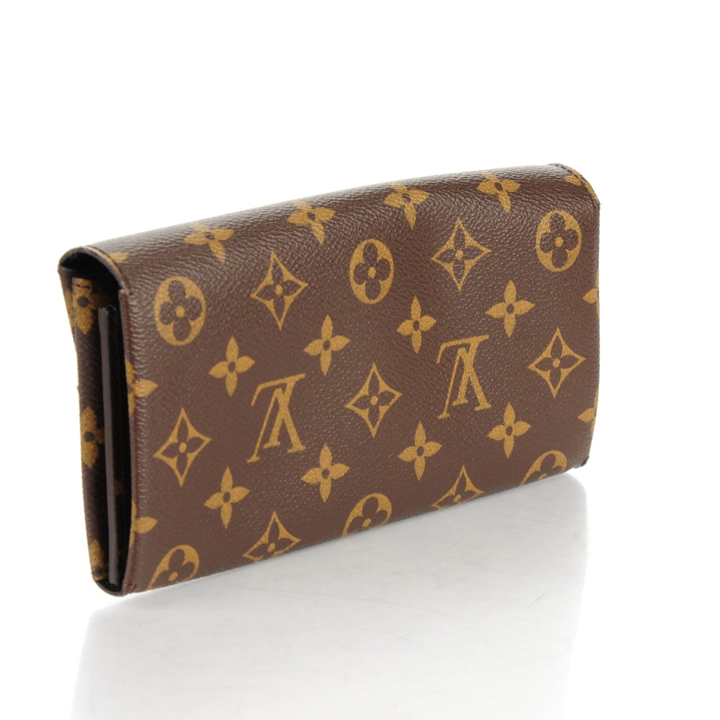 Monogram Triangle Wallet Black