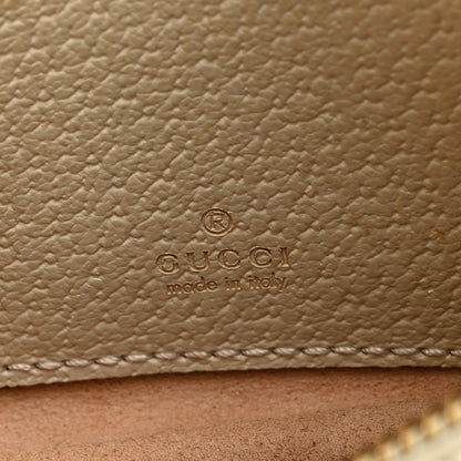 Gucci GG Supreme Monogram Textured Dollar Calfskin Web Mini Ophidia Half Moon Hobo Beige Ebony Mystic White 6 of 10