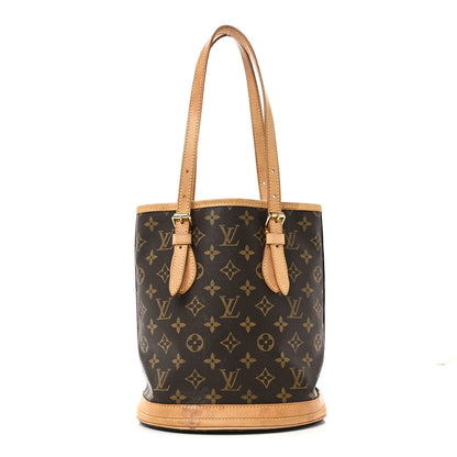 Louis Vuitton Monogram Petit Bucket 23 1 of 11