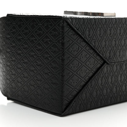 Saint Laurent Calfskin Monogram Take Away Box Black 9 of 12