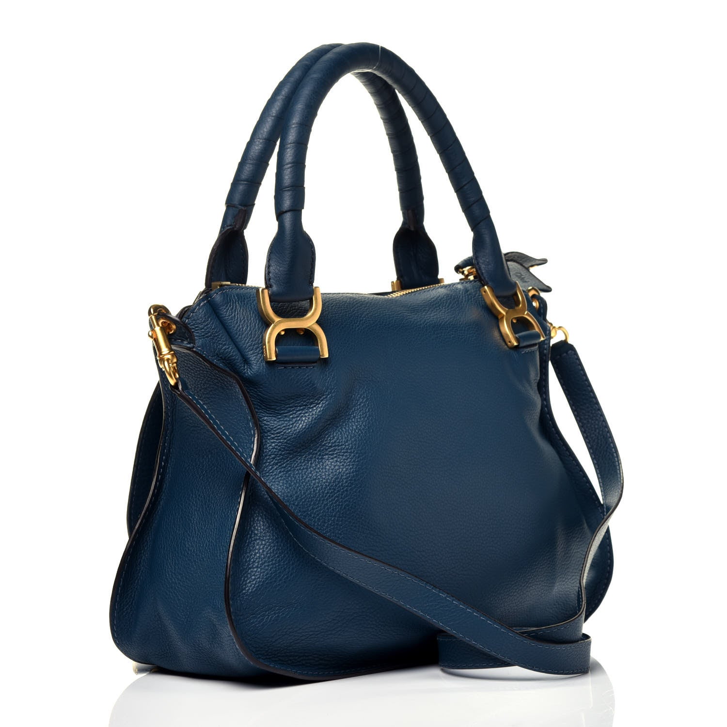 Chloe Calfskin Medium Marcie Satchel Navy Ink 4 of 10