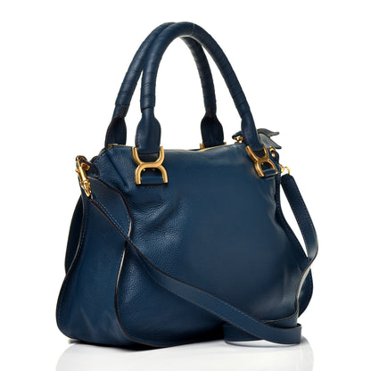 Chloe Calfskin Medium Marcie Satchel Navy Ink 4 of 10