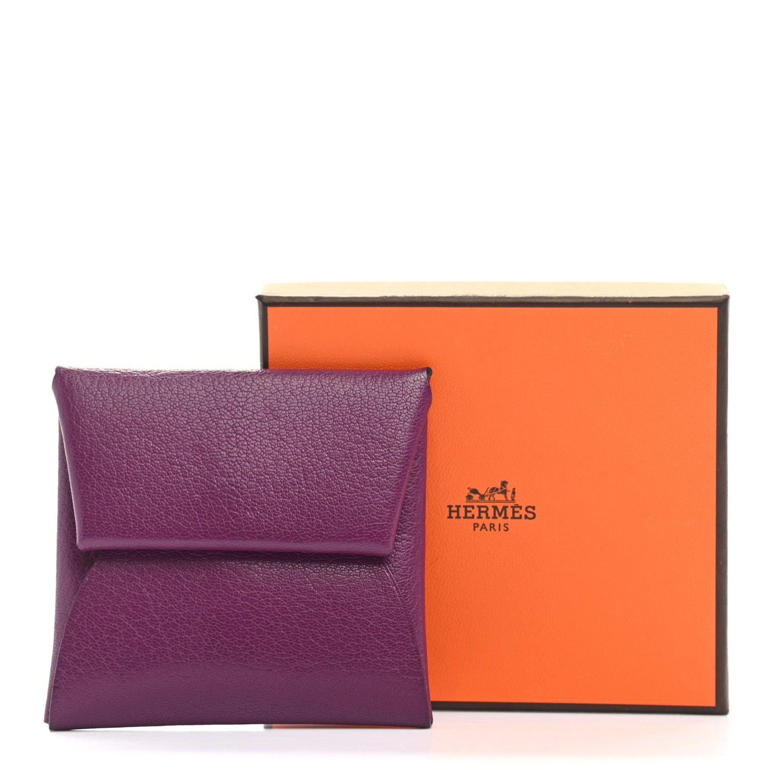 Hermes Chevre Chandra Bastia Coin Purse Anemone 9 of 9