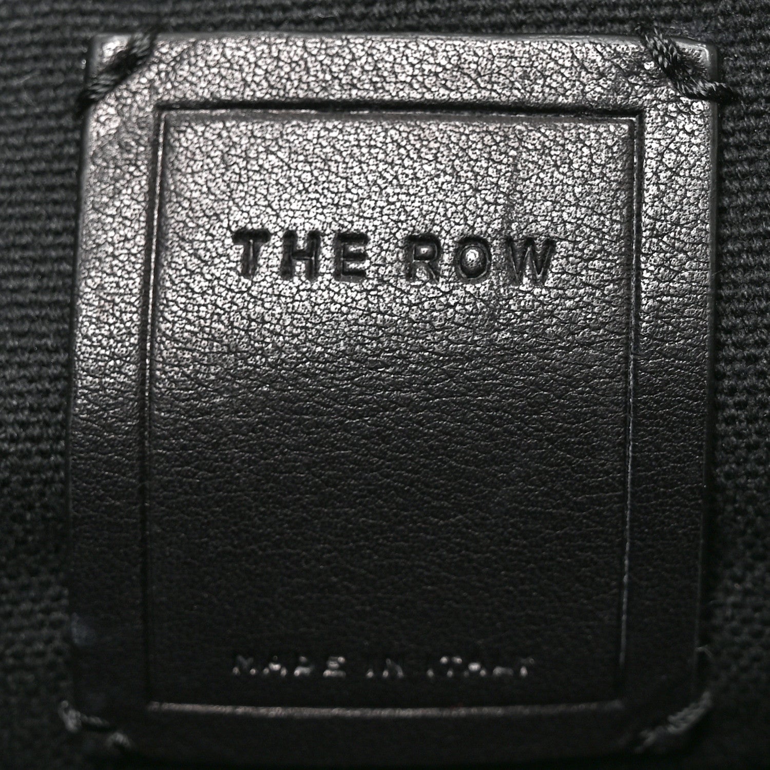 The Row Cotton Twill Idaho Shoulder Bag Black 5 of 8