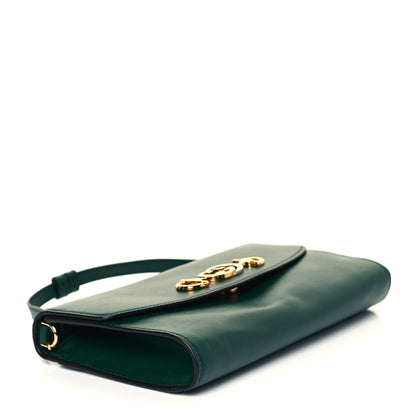 Gucci Smooth Calfskin Small Zumi Top Handle Shoulder Bag Vintage Green 3 of 7