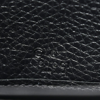 Gucci Pebbled Calfskin Soho Zip Around Wallet Black 6 of 8