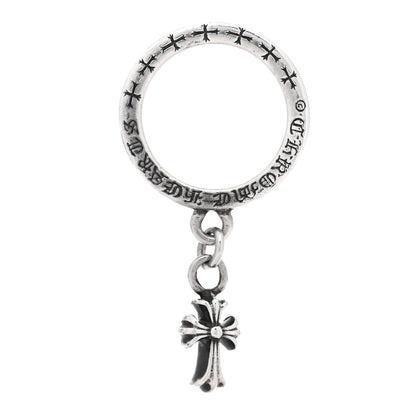 Chrome Hearts Sterling Silver Cross Charm Ring 50 5.25 2 of 4