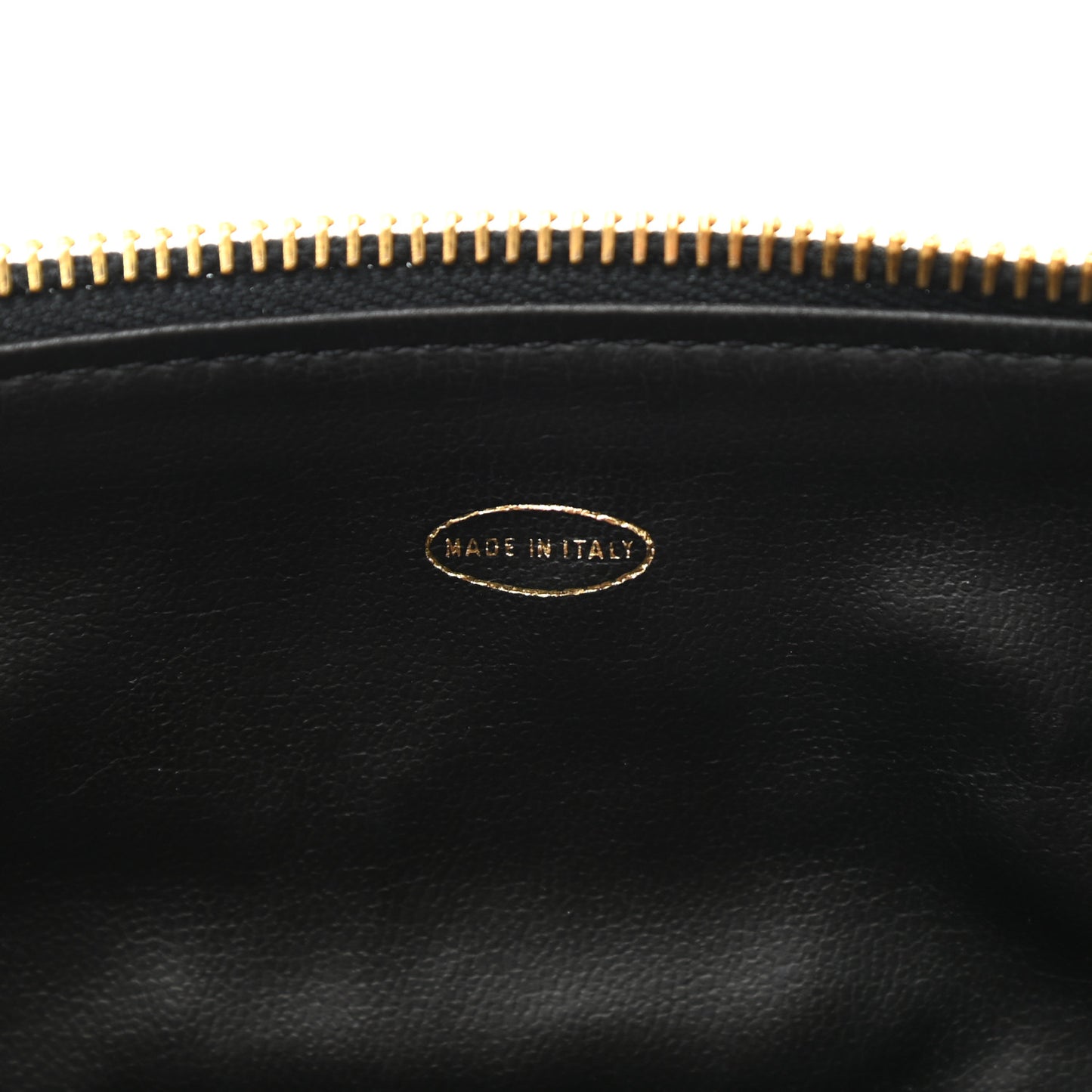 Lambskin Vanity Cosmetic Case Black