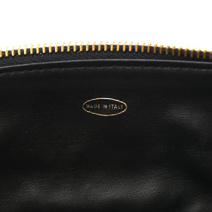 Chanel Lambskin Vanity Cosmetic Case Black 8 of 9