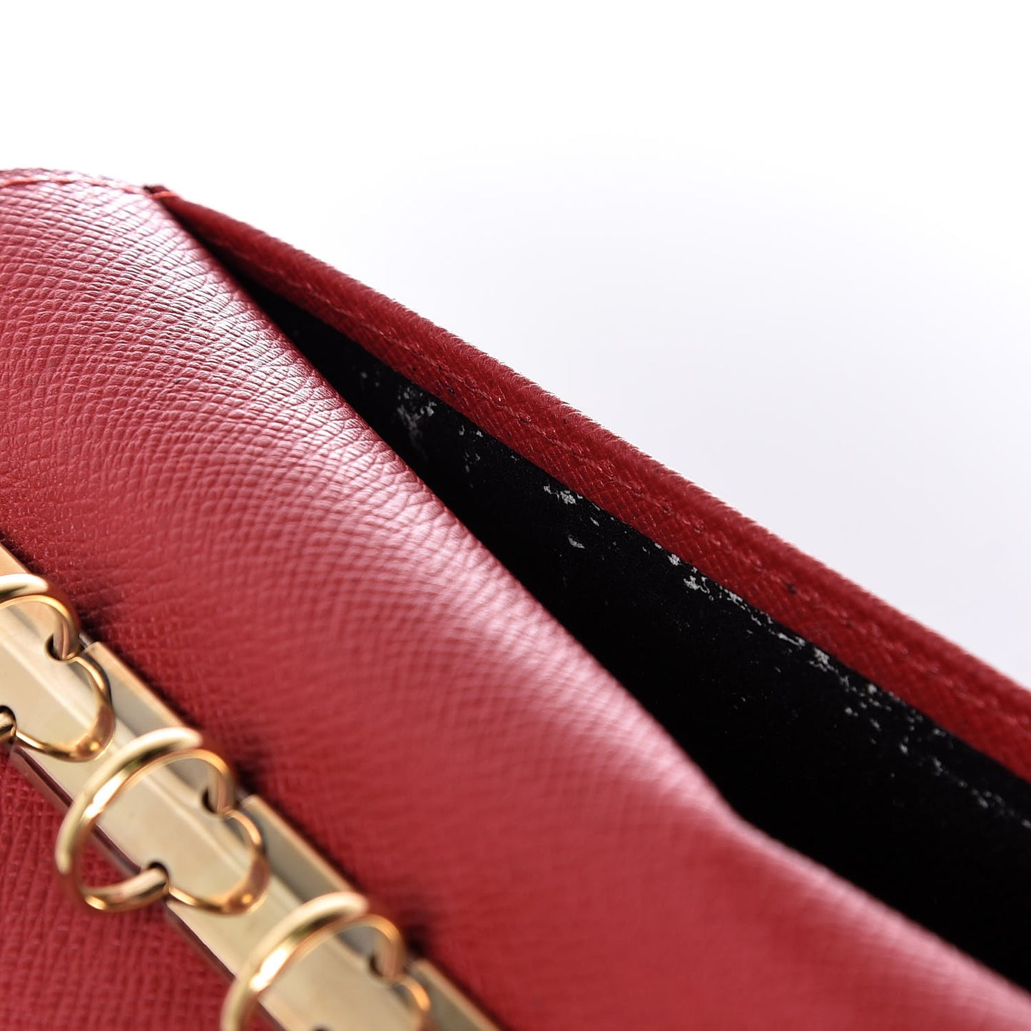 Epi Small Ring Agenda Cover Castillan Red