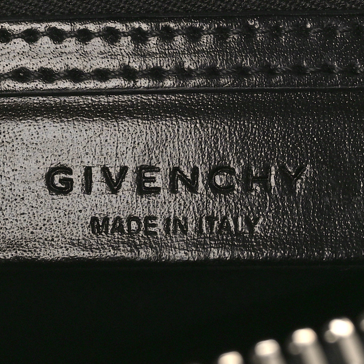 Shiny Lord Calfskin Mini Antigona Black