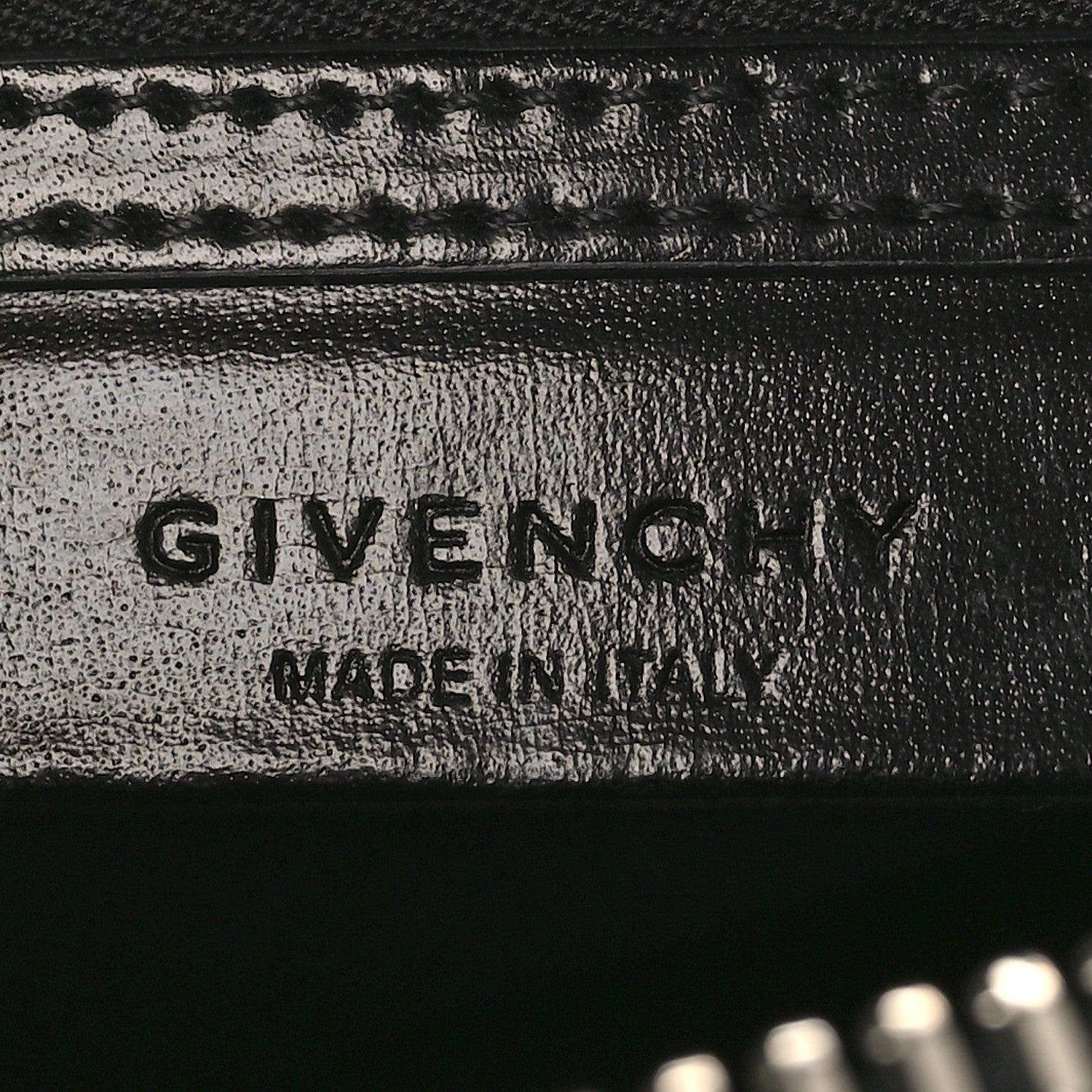 Givenchy Shiny Lord Calfskin Mini Antigona Black 6 of 8