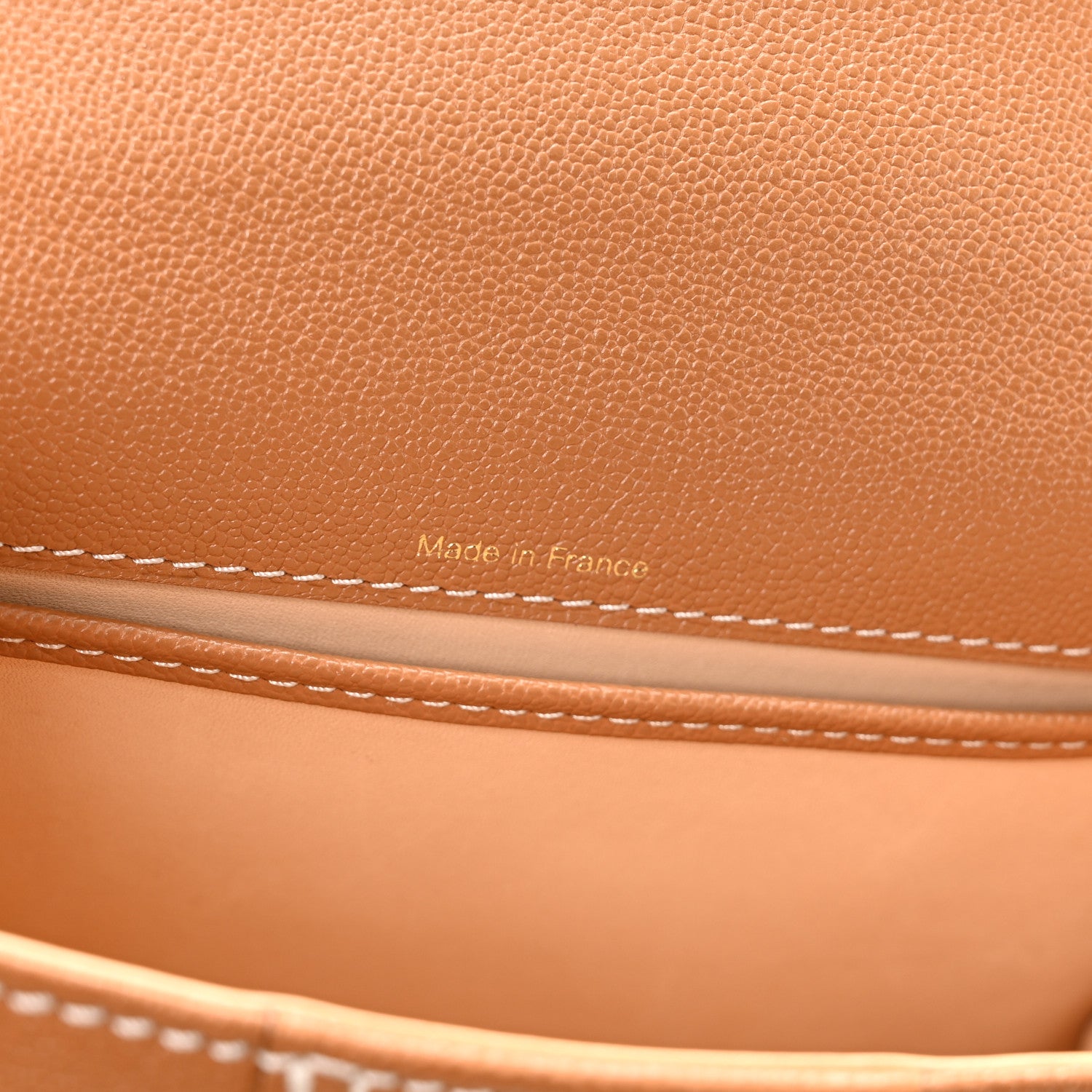 Delvaux Grained Rodeo Calfskin Surpique Mini Brillant Satchel Vegetal Ivory 8 of 12