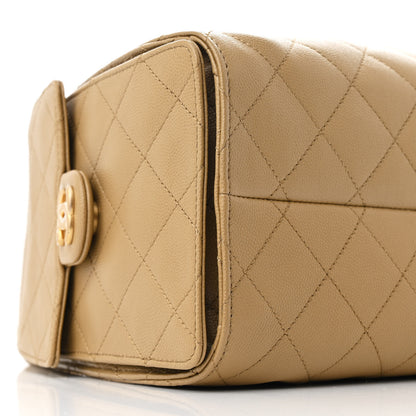 Chanel Caviar Quilted Small Chanel 25 Handbag Dark Beige 10 of 11