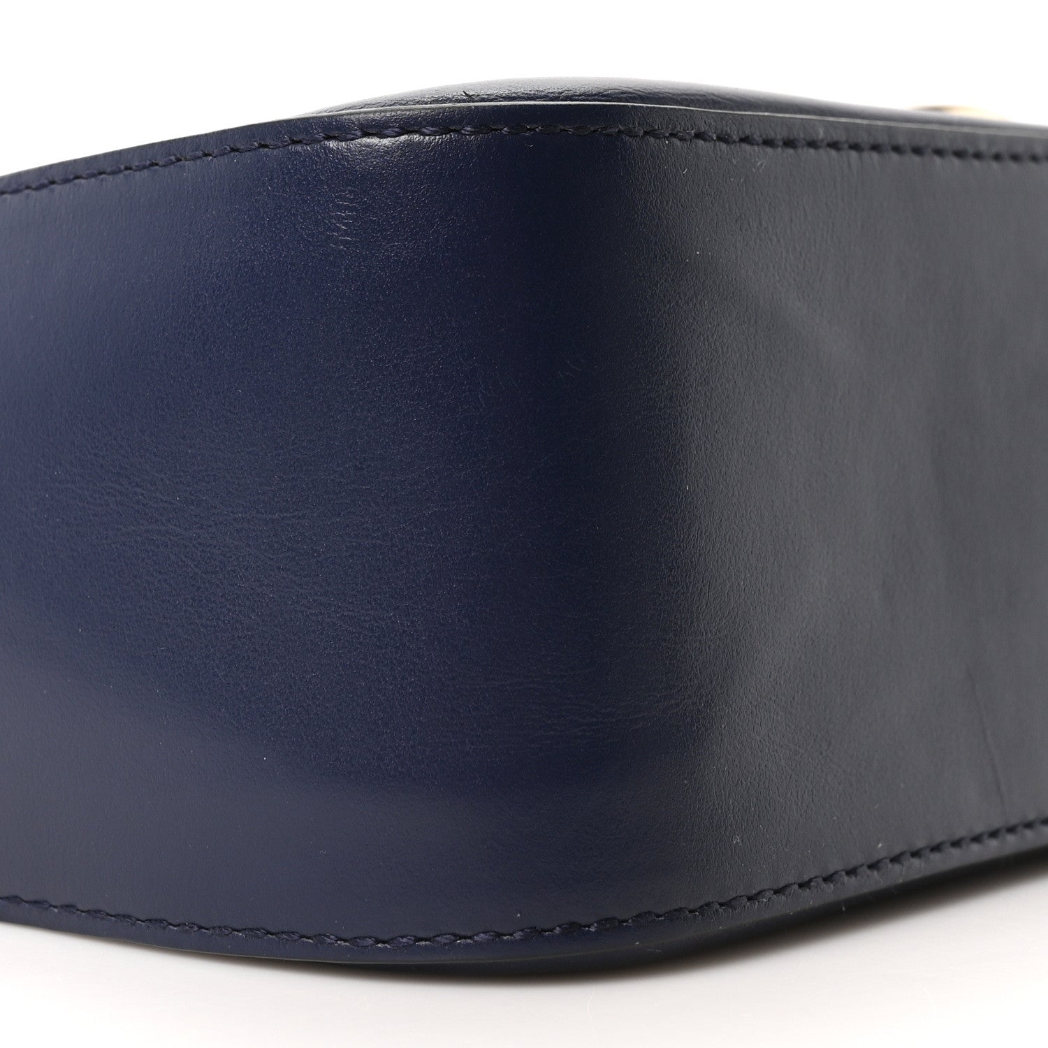 Salvatore Ferragamo Calfskin Gancini Lock Flap Crossbody Navy