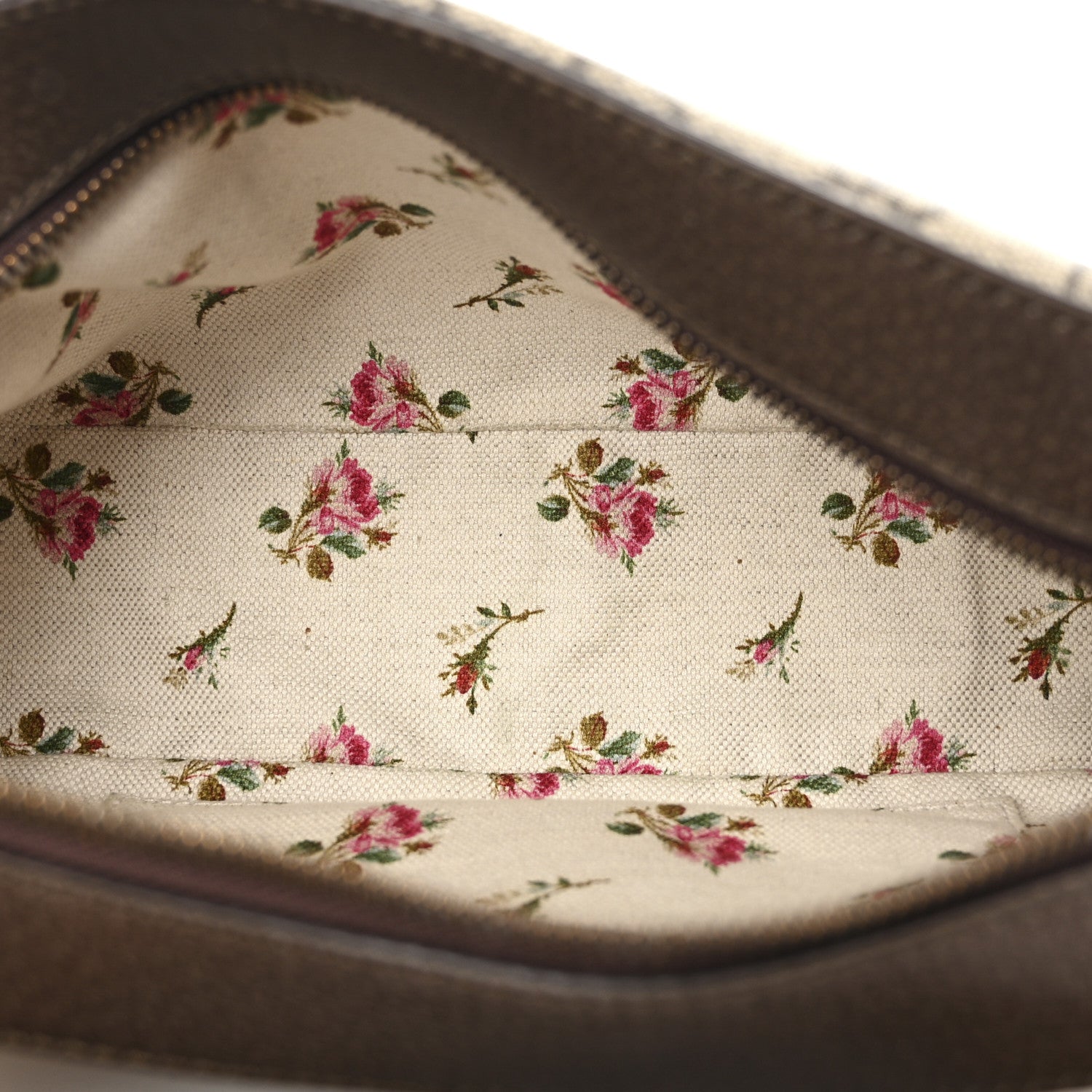 Gucci GG Supreme Monogram Web Neo Vintage Shoulder Bag Beige New Acero Crop 5 of 11