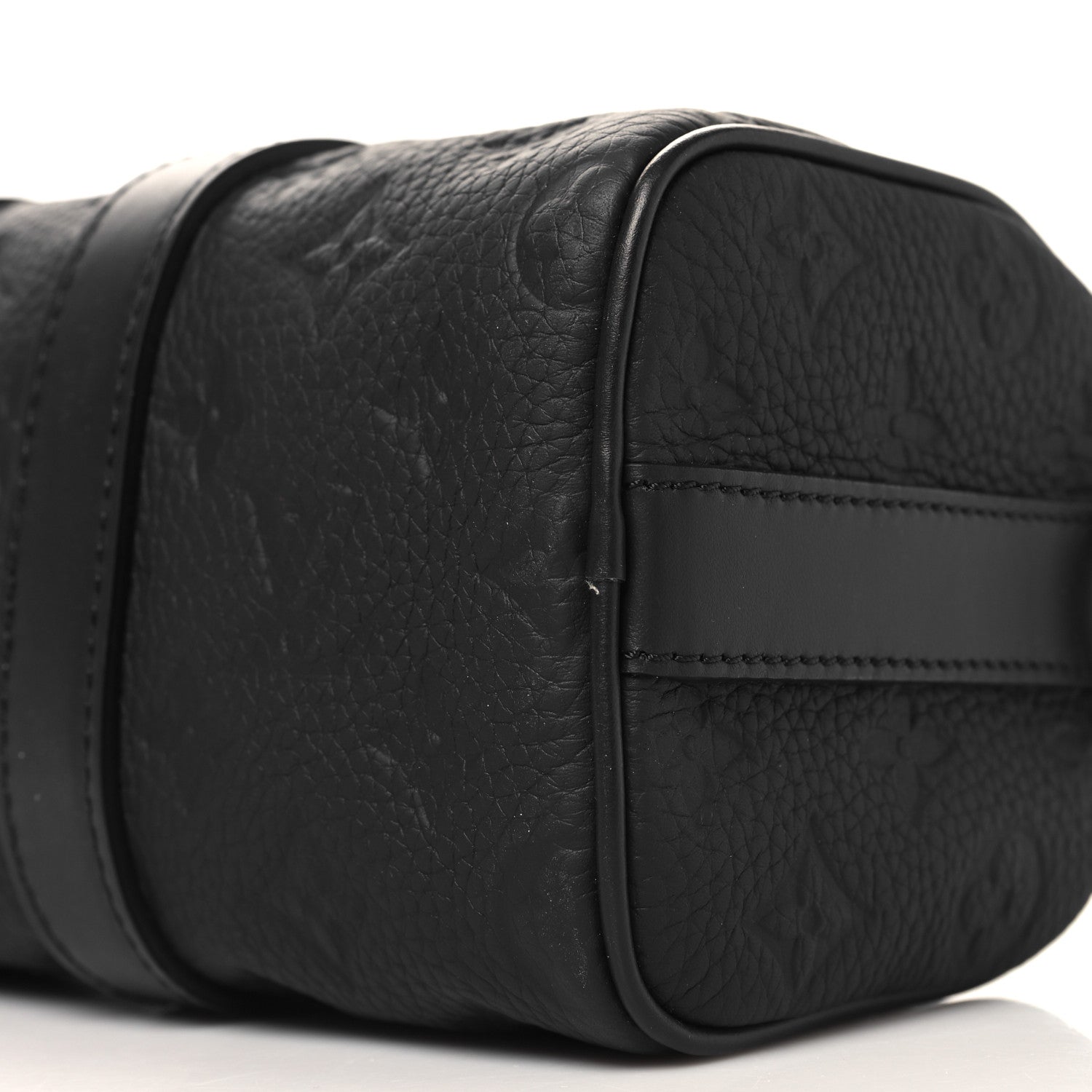 Louis Vuitton Monogram Taurillon Keepall Bandouliere 25 Black 9 of 9