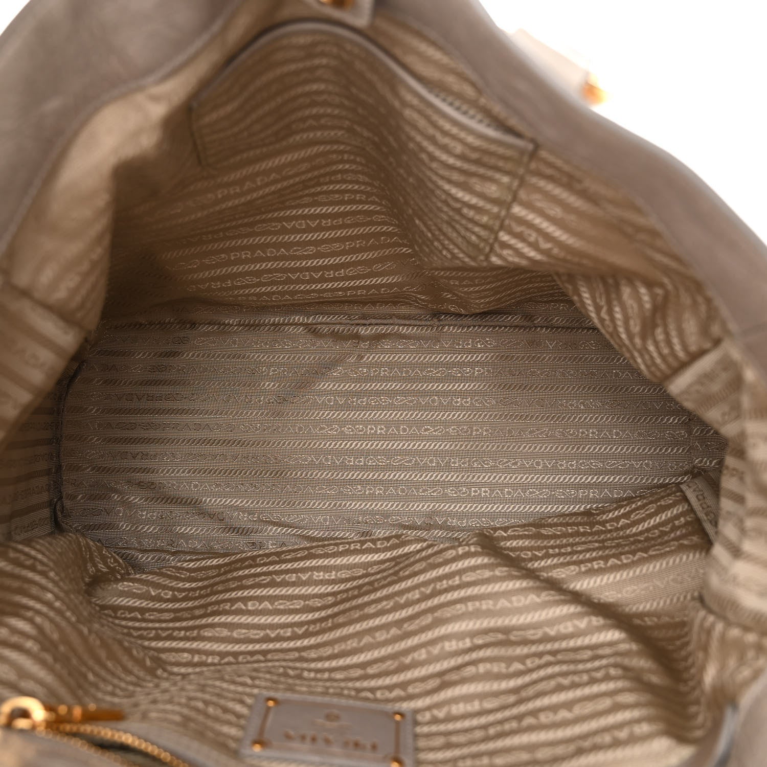 Prada Vitello Shine Shopping Satchel Nube 5 of 10