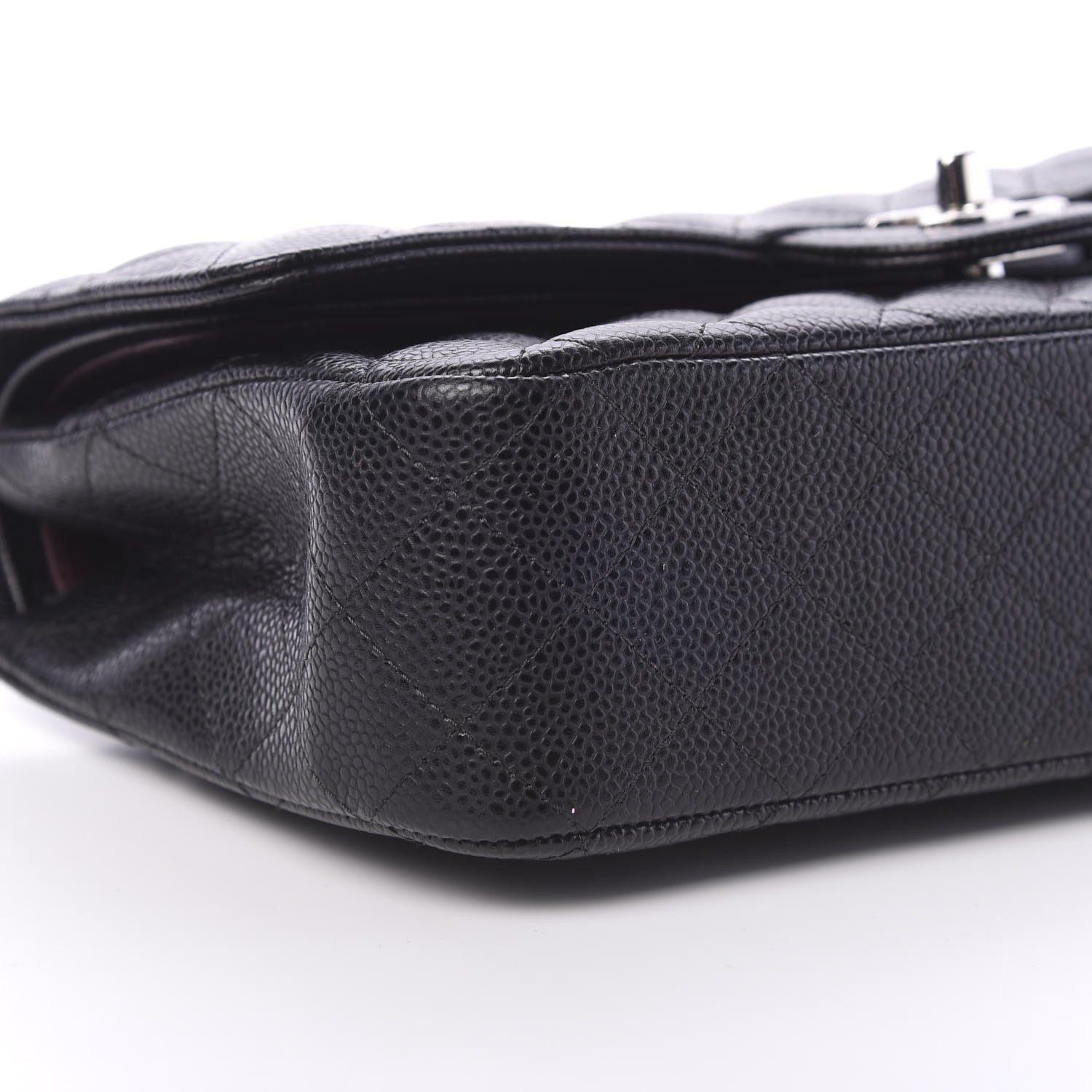 Chanel Caviar Quilted Medium Double Flap Black 8 of 13