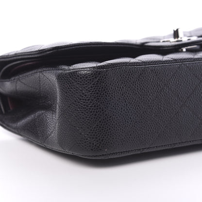Chanel Caviar Quilted Medium Double Flap Black 8 of 13