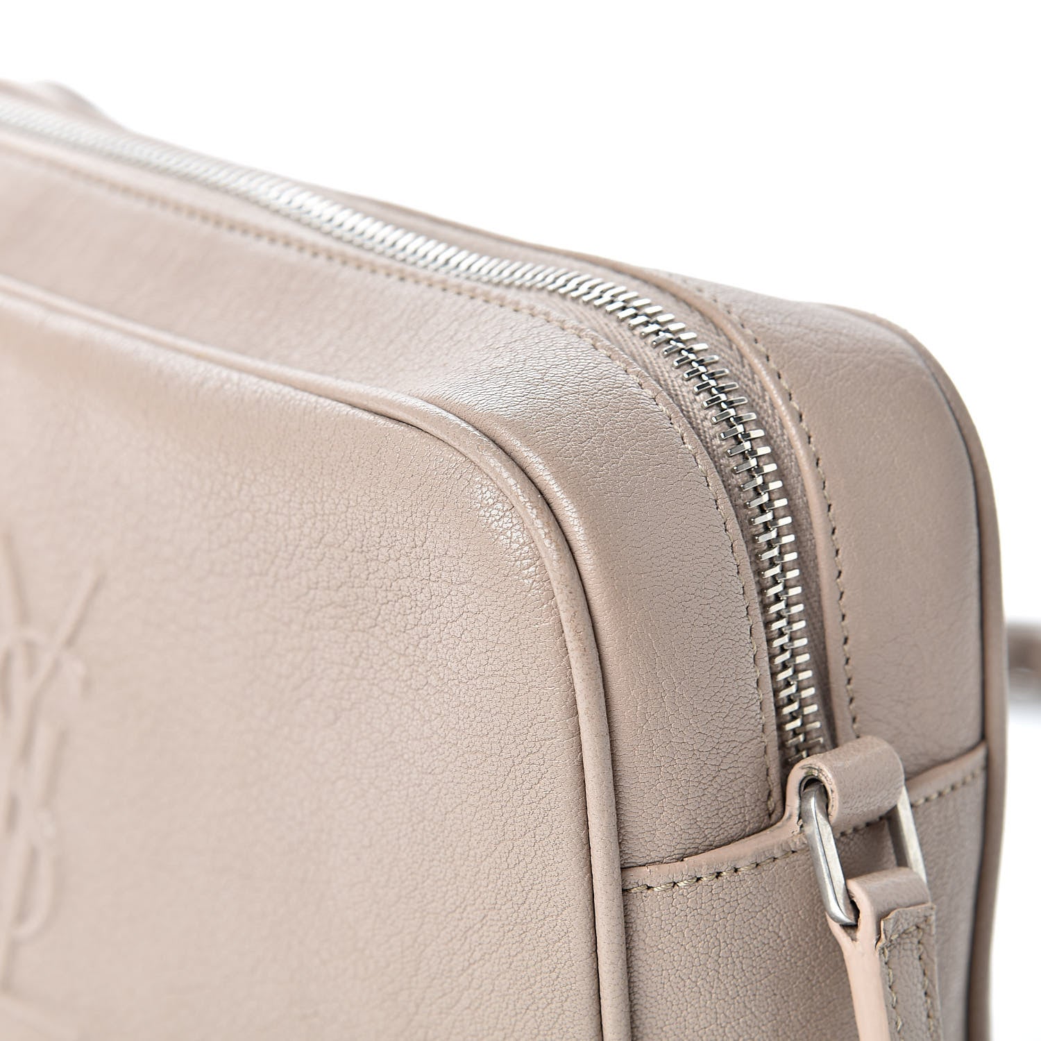 Saint Laurent Calfskin Small Lou Camera Bag Beige 12 of 15
