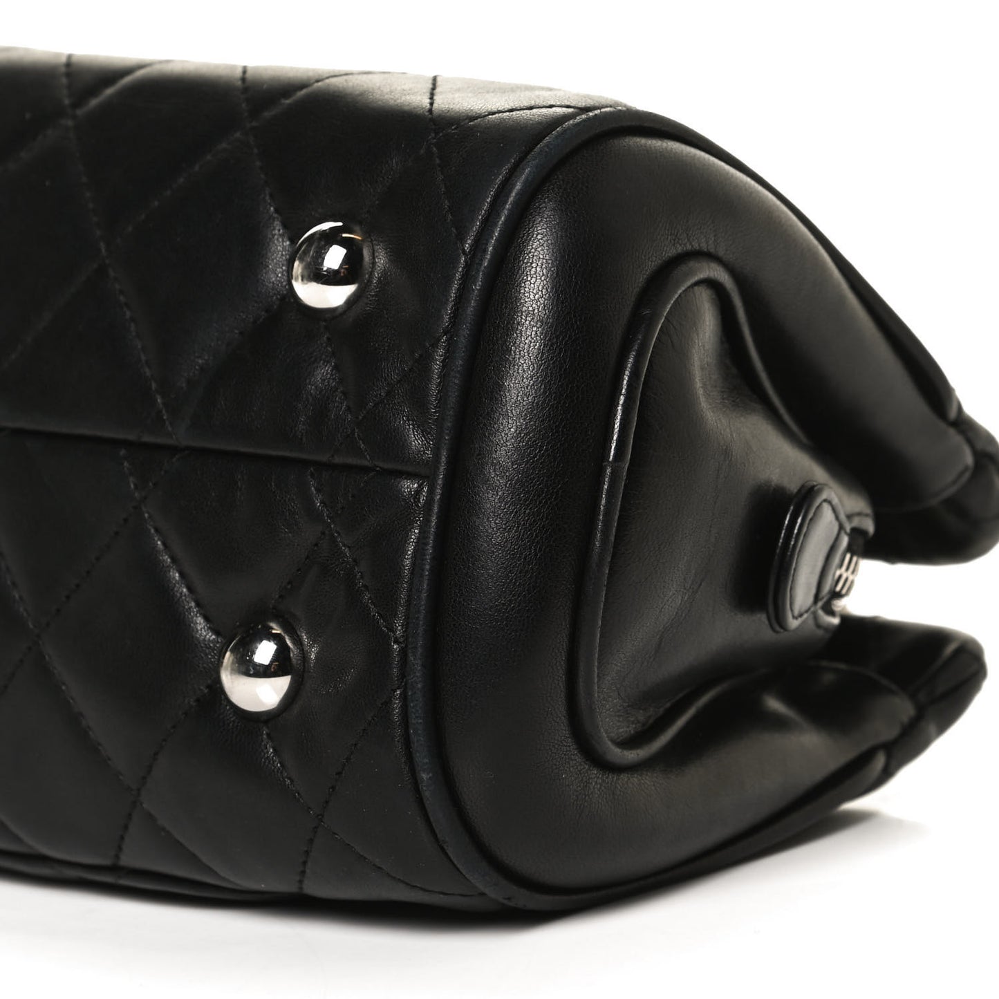 Lambskin Timeless Shopping Tote Black