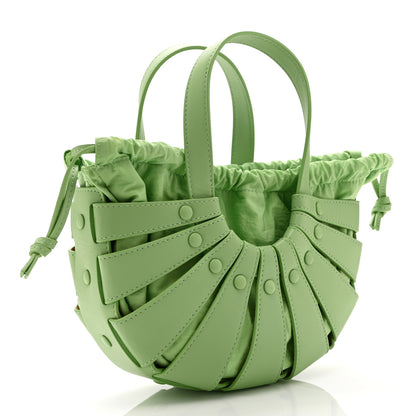Bottega Veneta French Calfskin Small Shell Pistachio 3 of 10